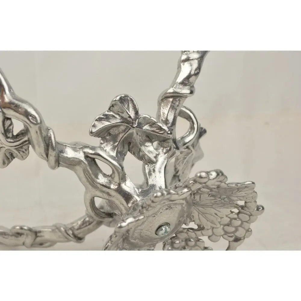 Vintage Arthur Court Aluminum Grape Grapevine Bowl Holder Stand Replacement